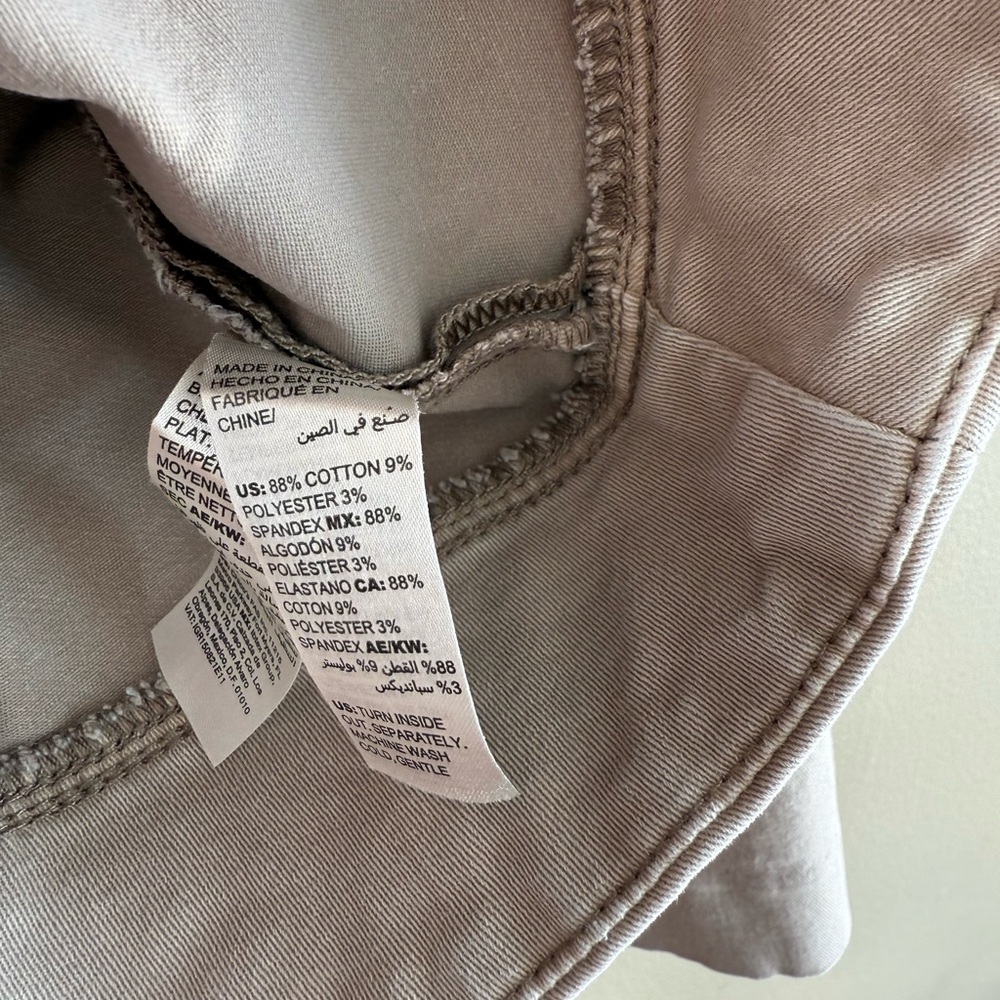 White House Black Market Taupe Blazer with Silver Buttons - Picture 8 of 9